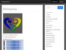 Tablet Screenshot of biofrequenze.it